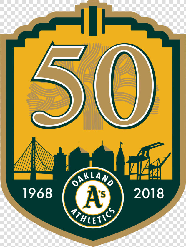 Oakland Athletics 50 Years  HD Png DownloadTransparent PNG