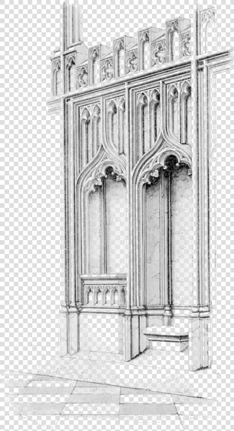 Archaeological Journal  Volume 2  0133   Gothic Architecture  HD Png DownloadTransparent PNG