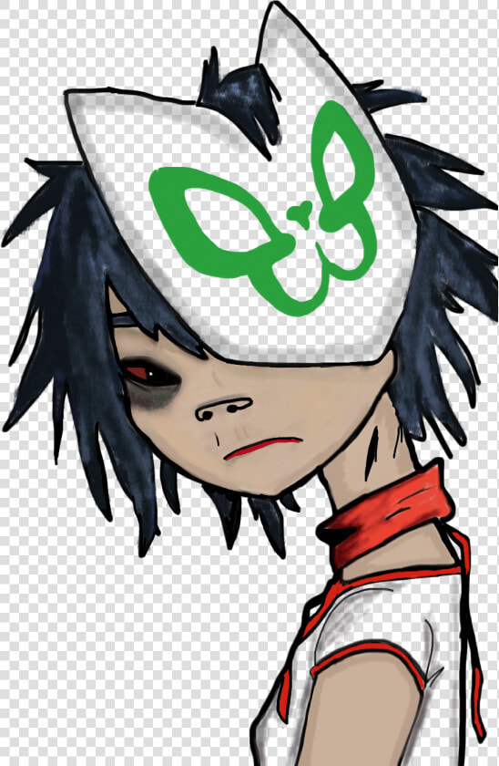 I Did A Noodle Drawing It Took Me Forever Tho Goril   Cartoon  HD Png DownloadTransparent PNG