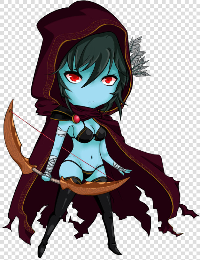 Drow Ranger Chibi  HD Png DownloadTransparent PNG