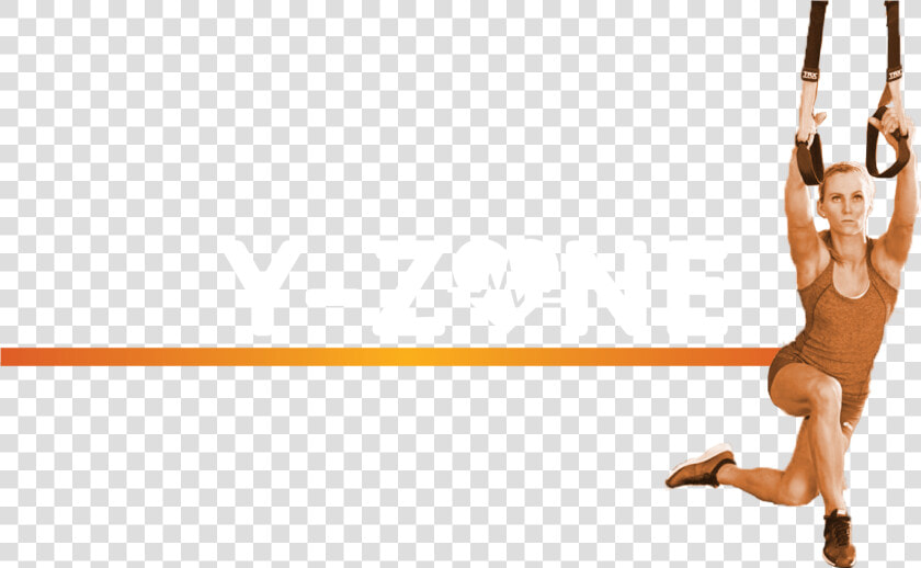 Woman Using Trx Bands To Do Lunges   Jumping  HD Png DownloadTransparent PNG