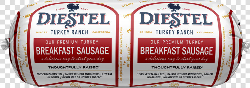 Dfr Frozen Breakfast Turkey Sausage Rendering   Diestel Turkey Sausage  HD Png DownloadTransparent PNG