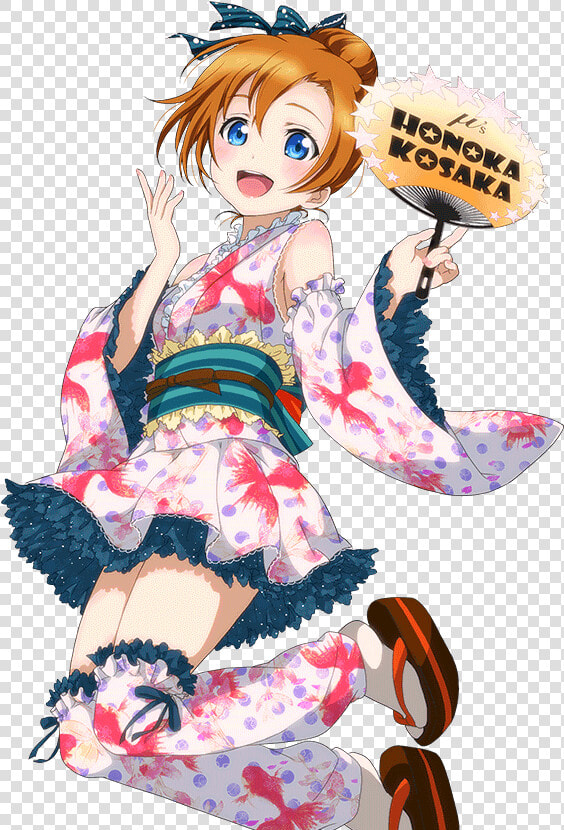 Love Live Cards Honoka Yukata  HD Png DownloadTransparent PNG