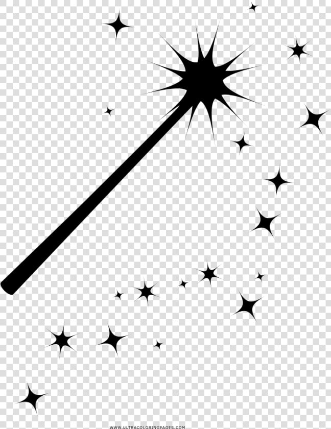 Transparent Magic Wand Png   Magic Wand Coloring Pages  Png DownloadTransparent PNG