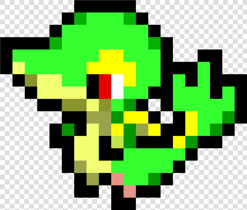 Pokemon Snivy Pixel Art  HD Png DownloadTransparent PNG