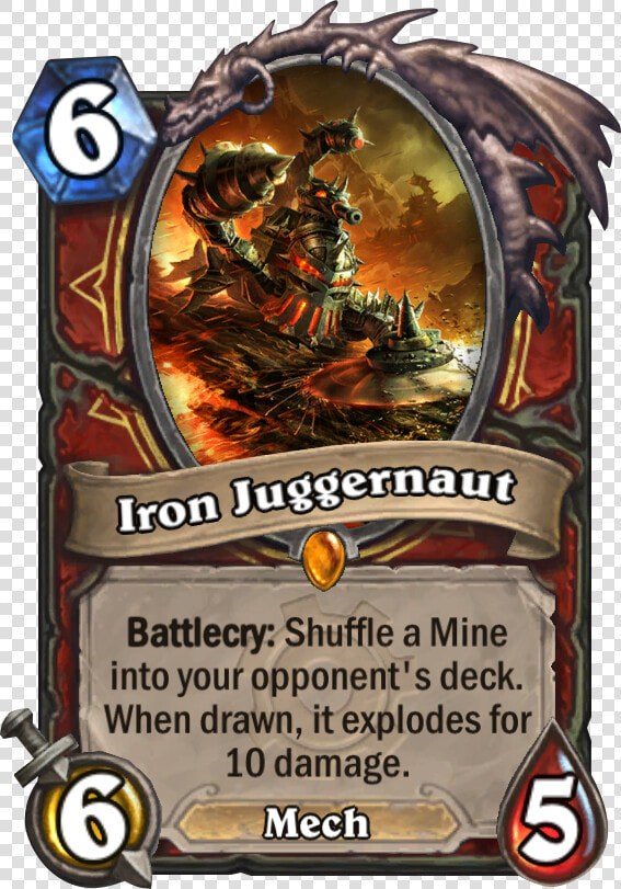 Iron Juggernaut Hearthstone  HD Png DownloadTransparent PNG