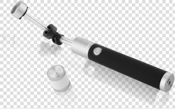 Scalable Baton Selfie Stick With Fill Light   Selfie Stick  HD Png DownloadTransparent PNG