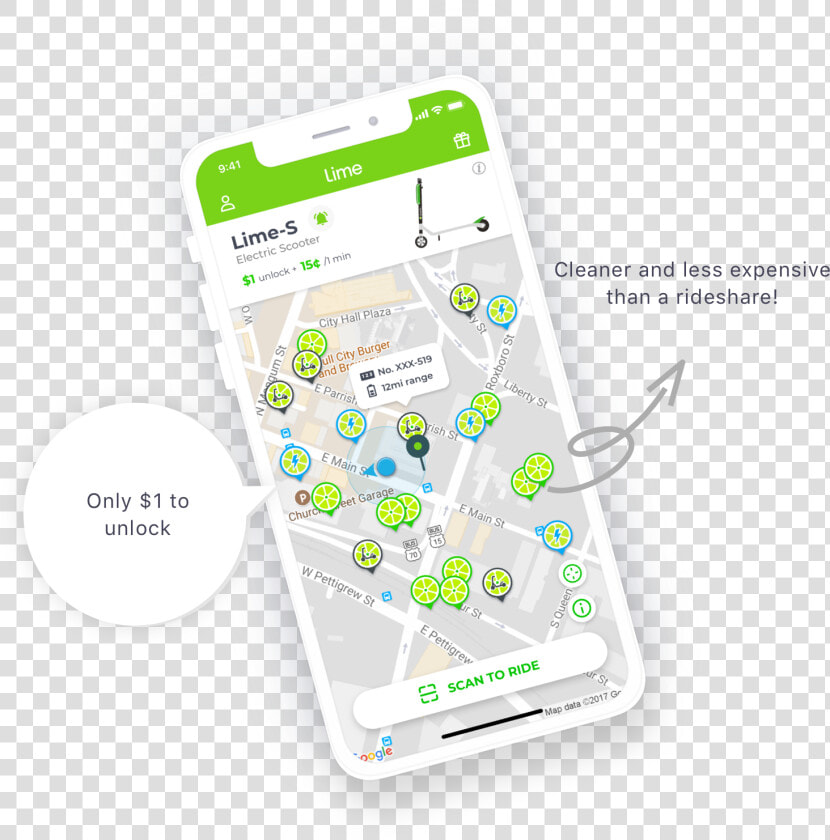 Lime Scooter Promo Code Tel Aviv   Lime App For Scooter  HD Png DownloadTransparent PNG