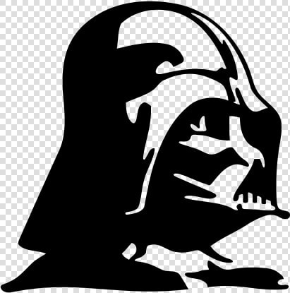 Pegatina Star Wars Darth Vader   Draw Star Wars Mask  HD Png DownloadTransparent PNG