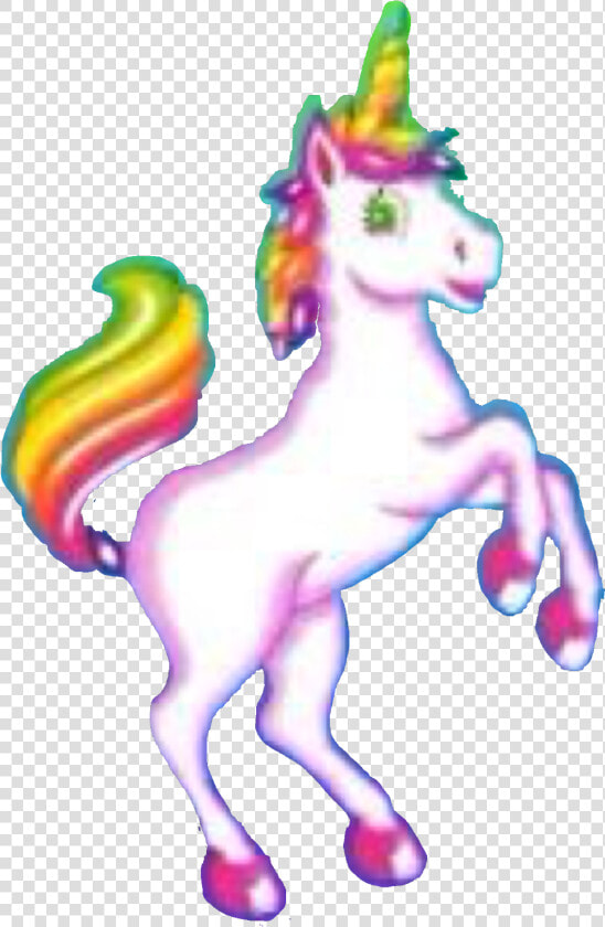  unicorn  lisafrank  rainbow freetoedit   Cartoon  HD Png DownloadTransparent PNG