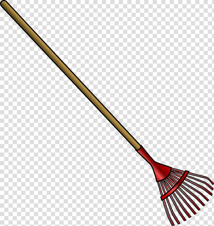 Rake  Leaves  Tool  Garden  Fall  Autumn  Raking   Rake Clipart  HD Png DownloadTransparent PNG