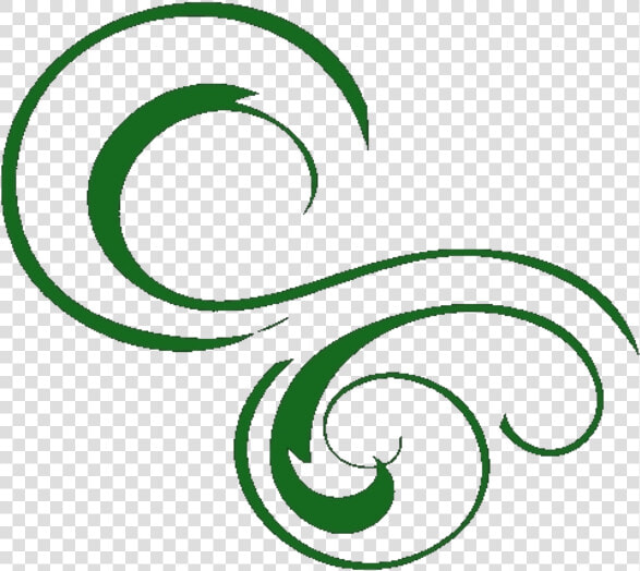 Green Swirly Line Art  HD Png DownloadTransparent PNG