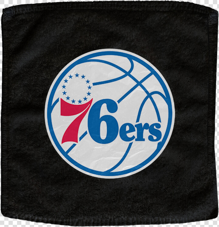 Black Philadelphia 76ers Nba Basketball Rally Towels   Transparent Philadelphia 76ers Logo  HD Png DownloadTransparent PNG