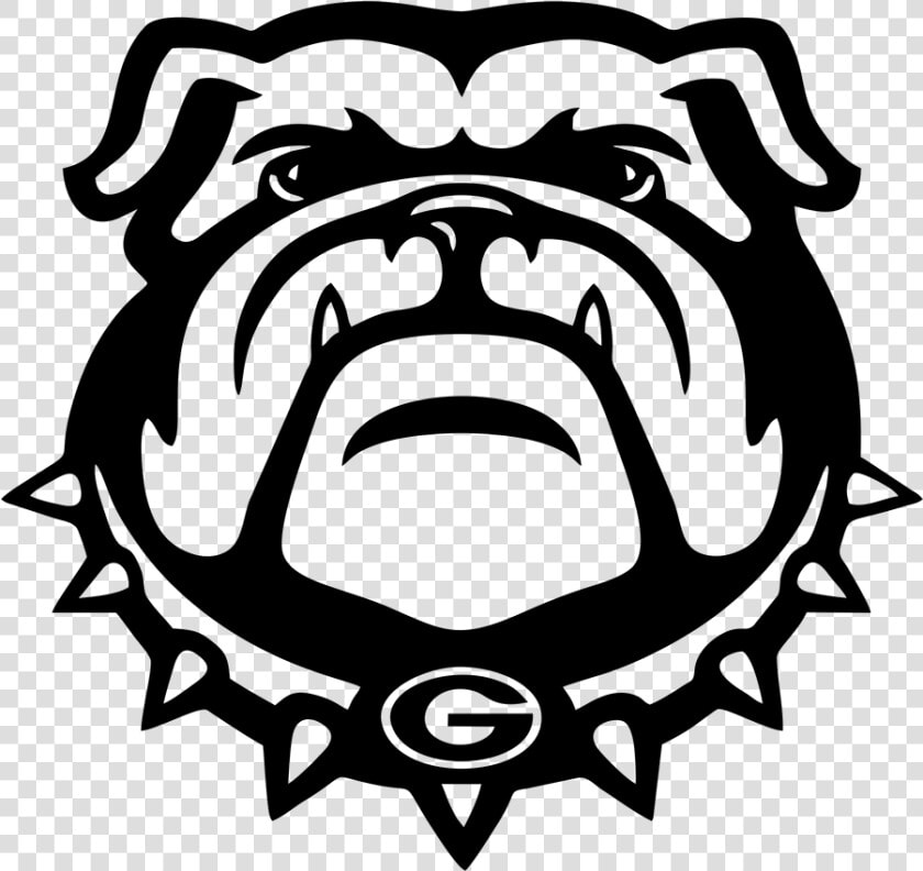 Bulldog Scary Auto Car Bumper Window Vinyl Decal Sticker   Georgia Bulldogs Svg Free  HD Png DownloadTransparent PNG