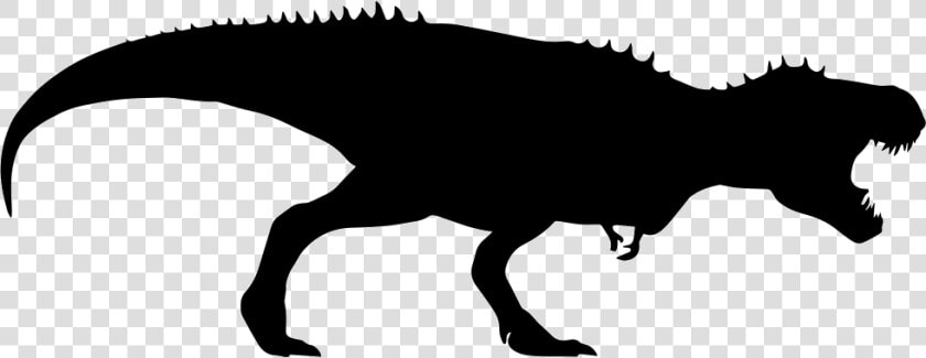 Tyrannosaurus Rex Dinosaur Silhouette   T Rex Silhouette Png  Transparent PngTransparent PNG