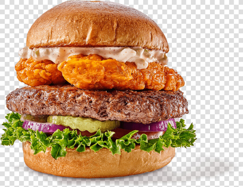 Buffalo Tender Burger   Hamburger Freigestellt  HD Png DownloadTransparent PNG