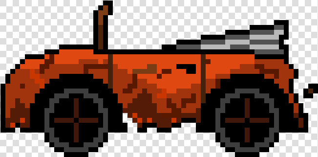 Rusty Car Pixel Art  HD Png DownloadTransparent PNG