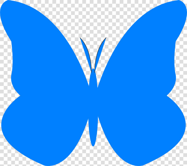 Bright Butterfly Clip Art At Clker   Clipart Light Blue Butterfly  HD Png DownloadTransparent PNG