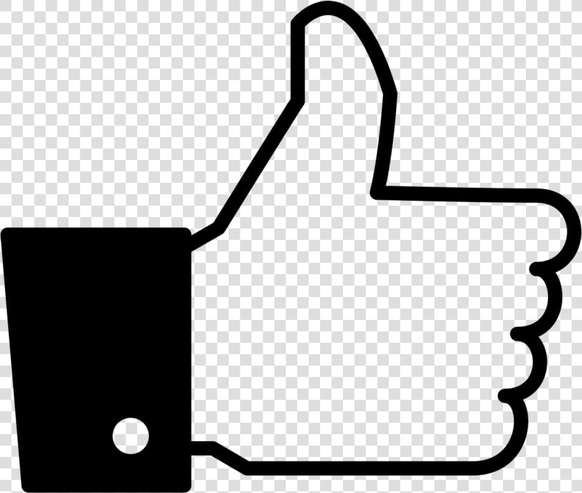 Facebook Like Button Facebook Like Button Computer   Like Facebook Black And White  HD Png DownloadTransparent PNG