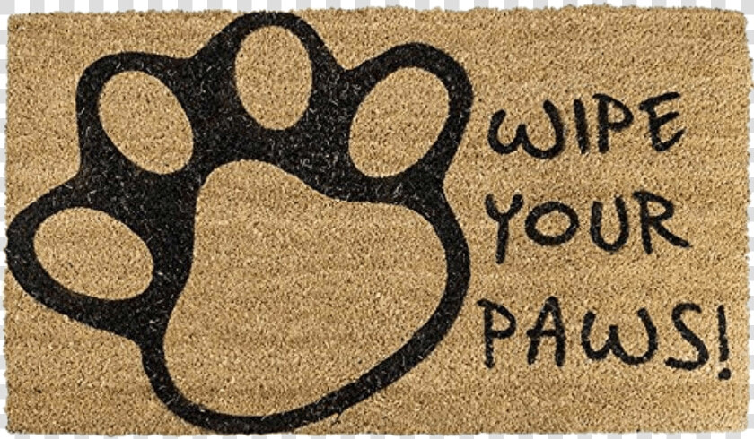 Wipe Your Paws Doormat   Door Mat Png  Transparent PngTransparent PNG