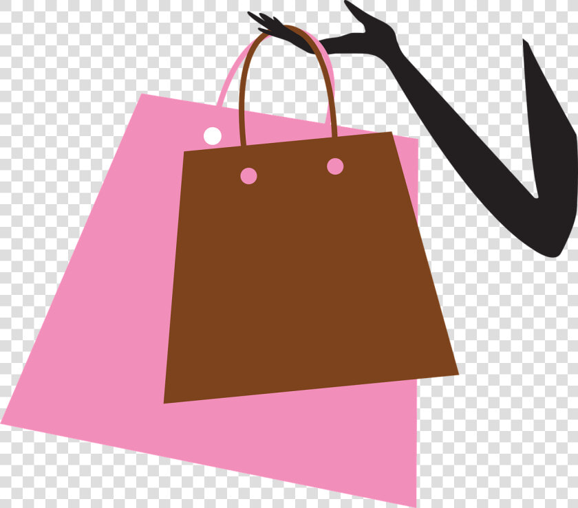 Shopping  Bags  Shopping Bag  Shopaholic  Lady  Happy   Transparent Background Pink Shopping Bag Png  Png DownloadTransparent PNG