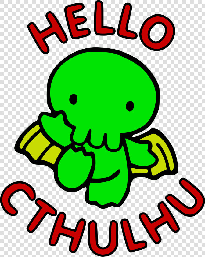 This Free Icons Png Design Of Hello Cthulhu   Hello Cthulhu  Transparent PngTransparent PNG