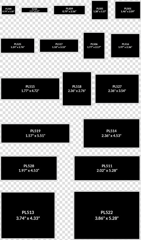 Pewter Labels Square Corner Rectangles   Parallel  HD Png DownloadTransparent PNG