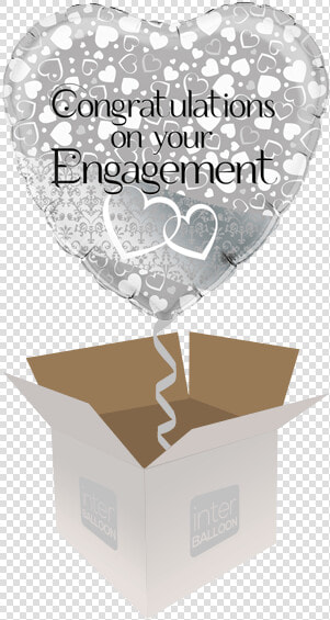 On Your Engagement Entwined Hearts   Congratulations On Your Engagement Balloons  HD Png DownloadTransparent PNG