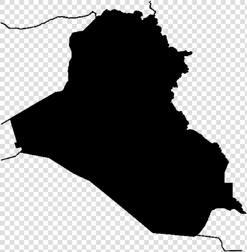 Iraq Map Silhouette  HD Png DownloadTransparent PNG