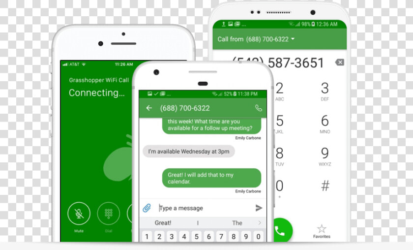 Grasshopper Toll Free Number App Png   Grasshopper App  Transparent PngTransparent PNG