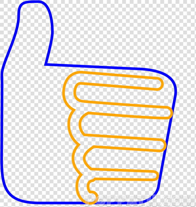 How To Draw A Thumbs Up Emoji Pop Path  HD Png DownloadTransparent PNG