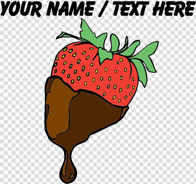 Personalized Chocolate Covered Strawberry Pajamas  HD Png DownloadTransparent PNG