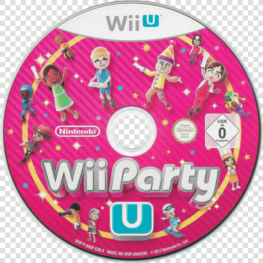 Wii Party U   Wii Party U Disc  HD Png DownloadTransparent PNG