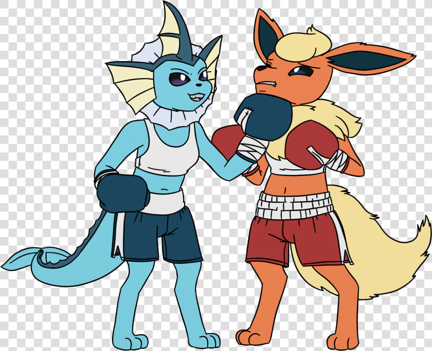 Vaporeon And Flareon  HD Png DownloadTransparent PNG