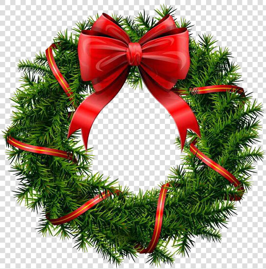 Christmas Wreath Free Content Clip Art   Christmas Wreath Clipart  HD Png DownloadTransparent PNG