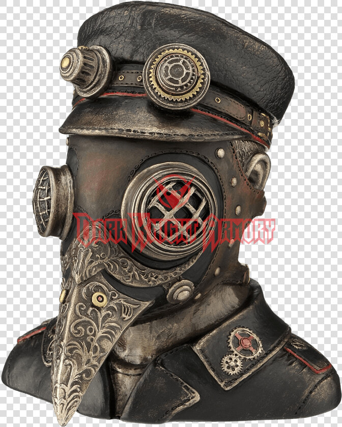 Steampunk Plague Doctor Bust Trinket Box   Plague Doctor Steampunk  HD Png DownloadTransparent PNG