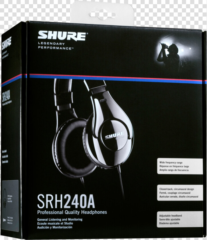 Shure Srh240a  HD Png DownloadTransparent PNG