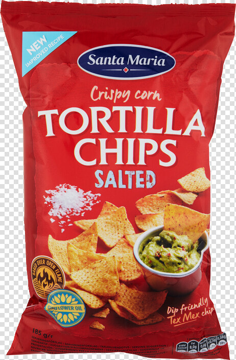 Tortilla Chips Salted   Santa Maria Tortilla Chips  HD Png DownloadTransparent PNG