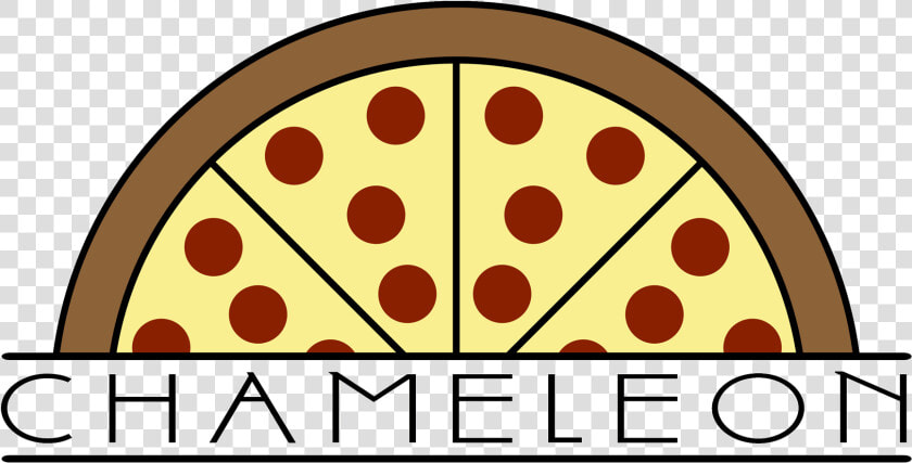 Chameleonpizzalogo Semi Circle  HD Png DownloadTransparent PNG