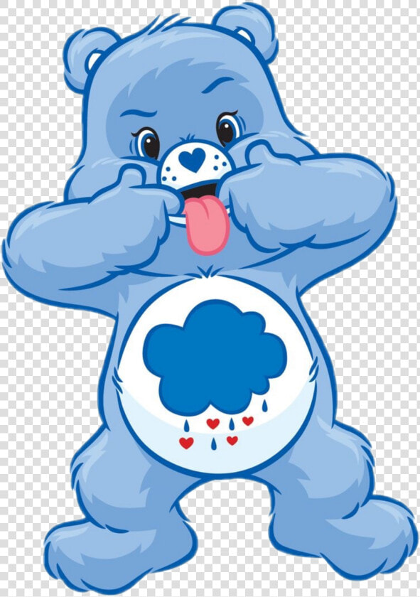 Grumpy Bear Care Bear Clipart   Png Download   Sad Blue Care Bear  Transparent PngTransparent PNG