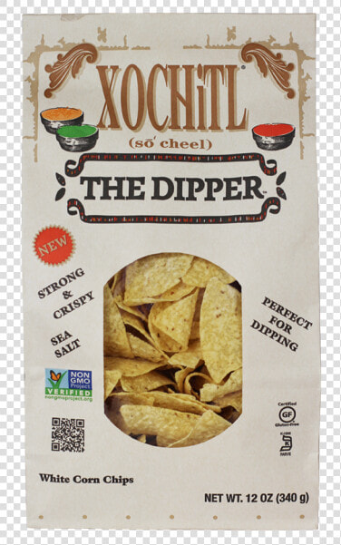 Xochitl The Dipper Salted Corn Tortilla Chips 12 Oz  HD Png DownloadTransparent PNG