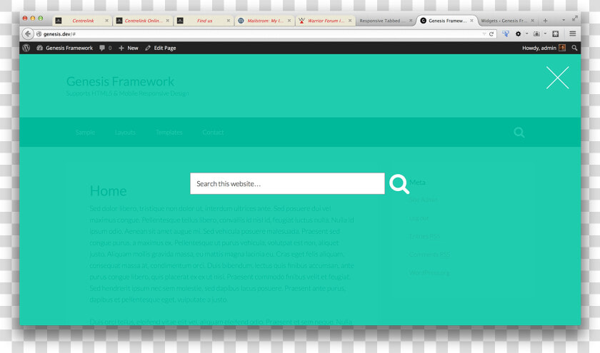 Transparent Search Box Png   Css Full Screen Search  Png DownloadTransparent PNG