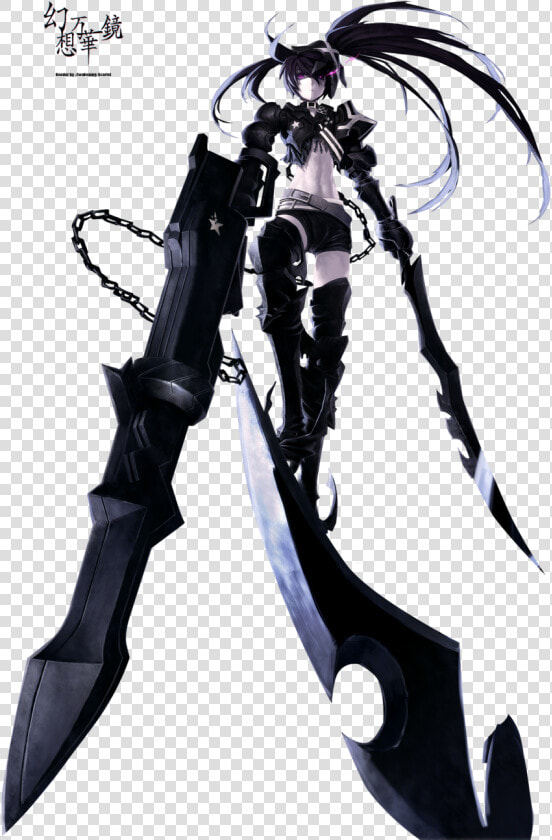 Black Rock Shooter Render 1 By Draox d5gubxn   Black Rock Shooter Ibrs  HD Png DownloadTransparent PNG