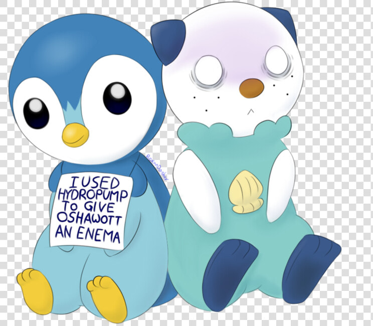 Pokemon Oshawott X Piplup  HD Png DownloadTransparent PNG