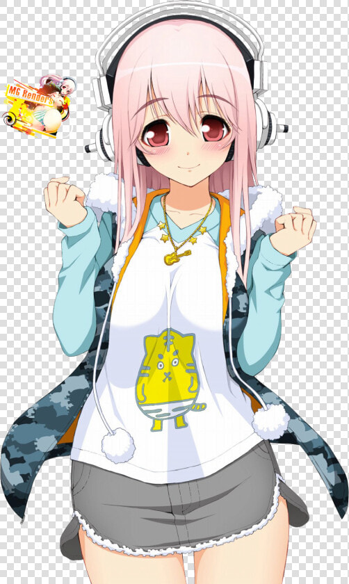 Super Sonico Anime Png  Transparent PngTransparent PNG