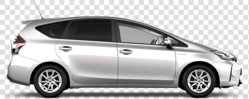 Tyrol Silver Toyota Prius   Toyota Prius Plus Black  HD Png DownloadTransparent PNG