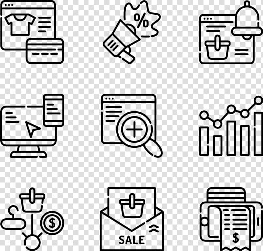 Ecommerce   Icons Adobe Vector  HD Png DownloadTransparent PNG