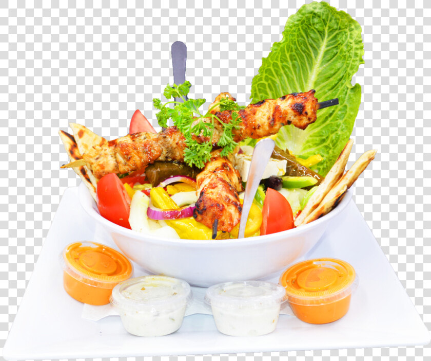 Chicken Soulaki And Lamb Gyro   Prawn Cocktail  HD Png DownloadTransparent PNG