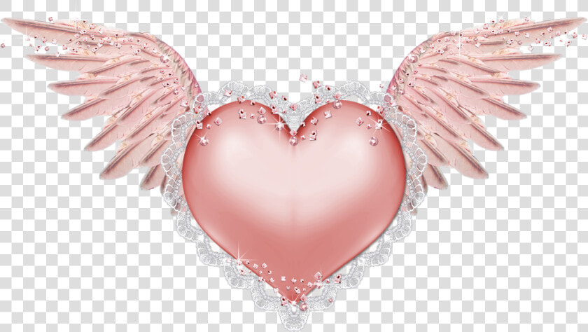 B  ✿  Heart Wings  Angel Heart  My Heart Is Yours   Valentines Harley Davidson Cards  HD Png DownloadTransparent PNG