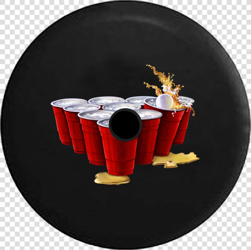 Jeep Wrangler Jl Backup Camera Day Beer Pong Red Cups   Circle  HD Png DownloadTransparent PNG